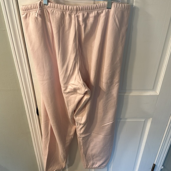 Skims barley pink classic jogger cotton fleece nwt large price firm - Picture 6 of 6